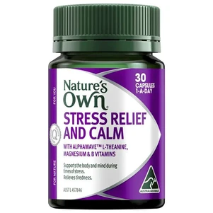 (PRE ORDER) Nature's Own Stress Relief & Calm 30 Tablets shelf life 2yrs